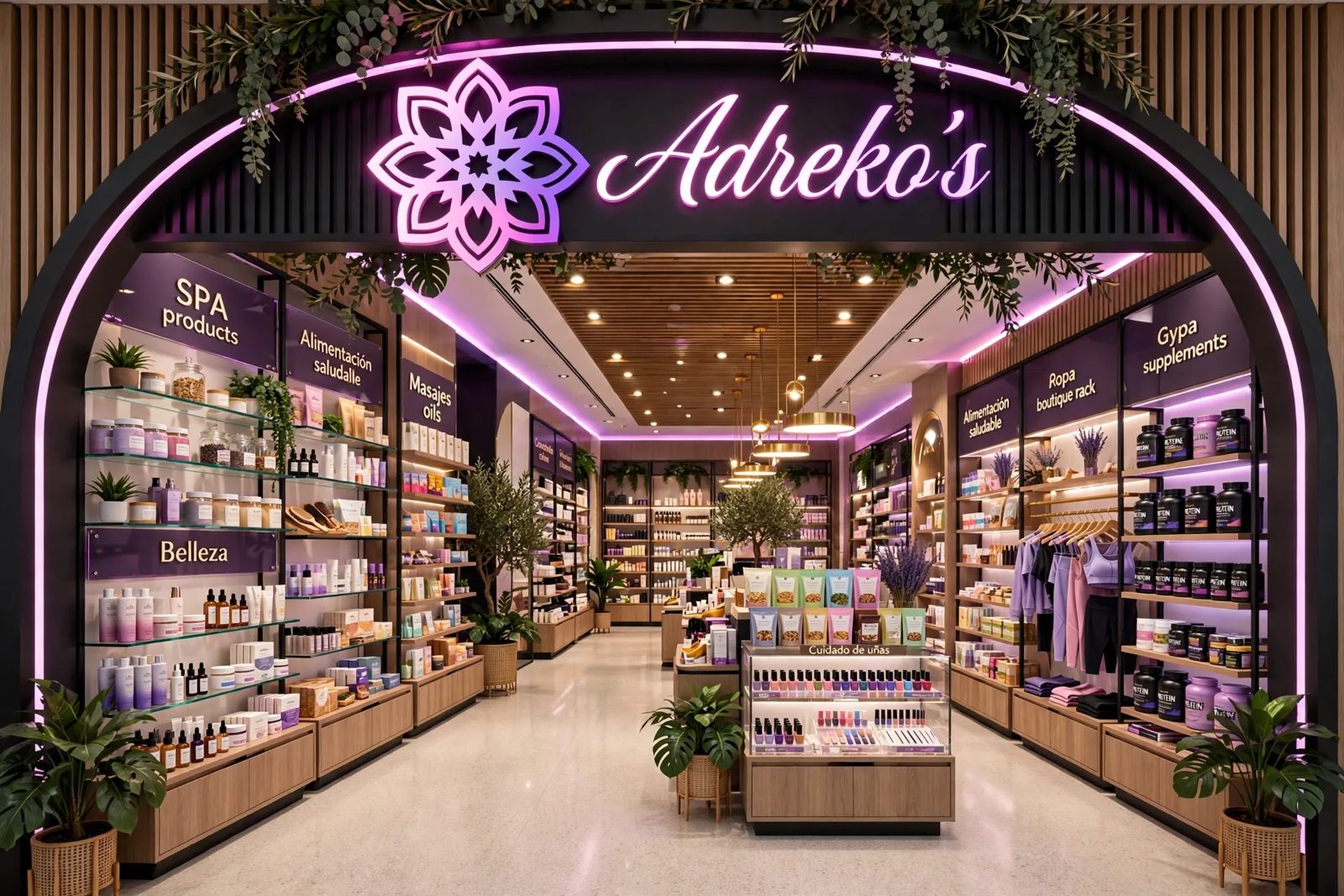 Entrada de la Tienda Adreko’s